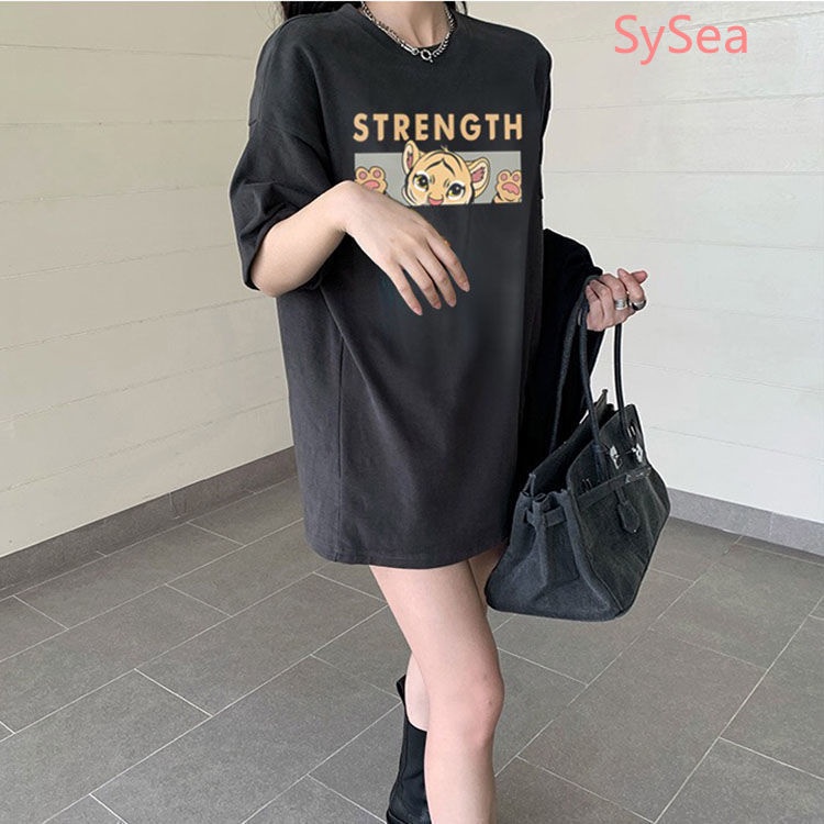 Áo Thun In Hoạt Hình Hổ Thời Trang Mùa Hè Dành Cho Nữ