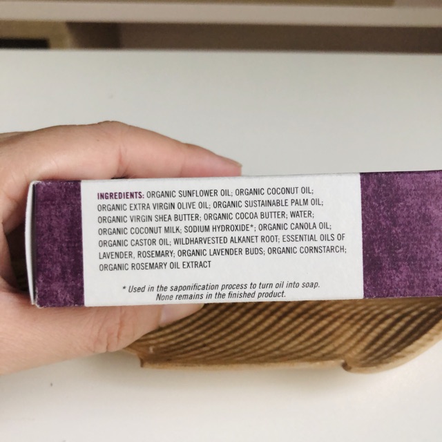 [Organic] Xà phòng hữu cơ Chagrin Valley Lavender Rosemary Soap