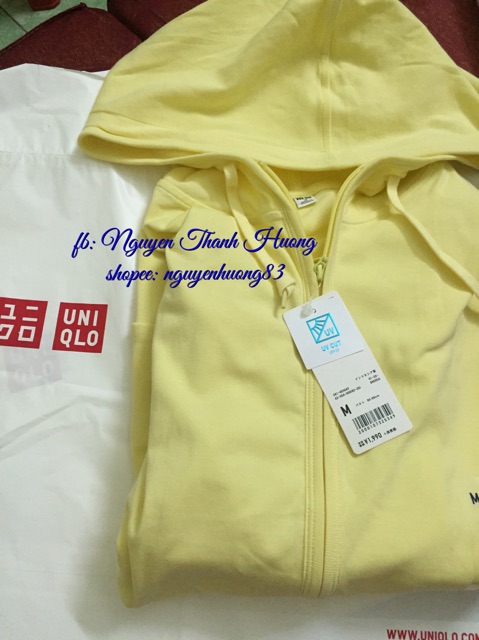 Áo chống nắng Uniqlo chất cotton ( hàng Auth có bill và clip mua hàng)