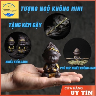 Tượng Tôn Ngộ Không mini  , tượng trang trí bể cá, tượng trang trí tiểu cảnh