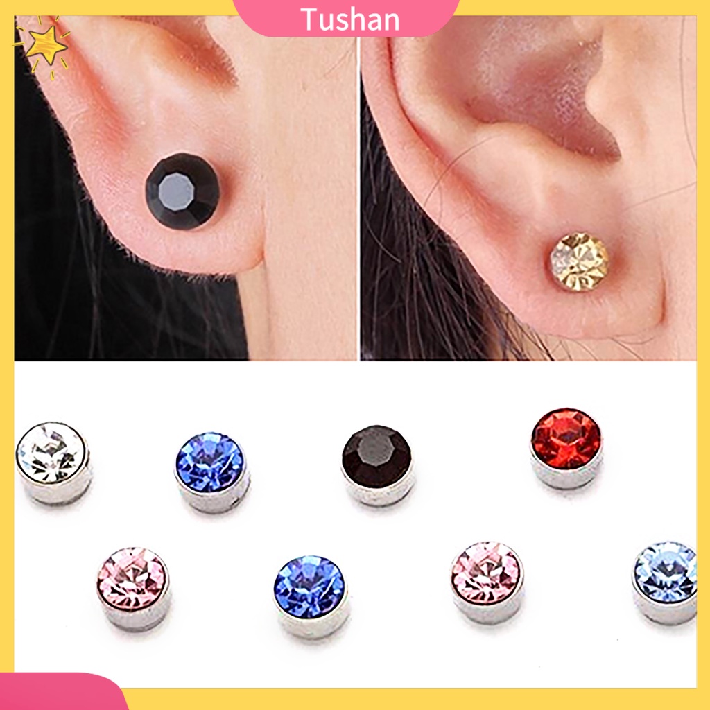 Khuyên tai nam châm kiểu dáng đơn giản trẻ trung dành cho cả nam và nữ