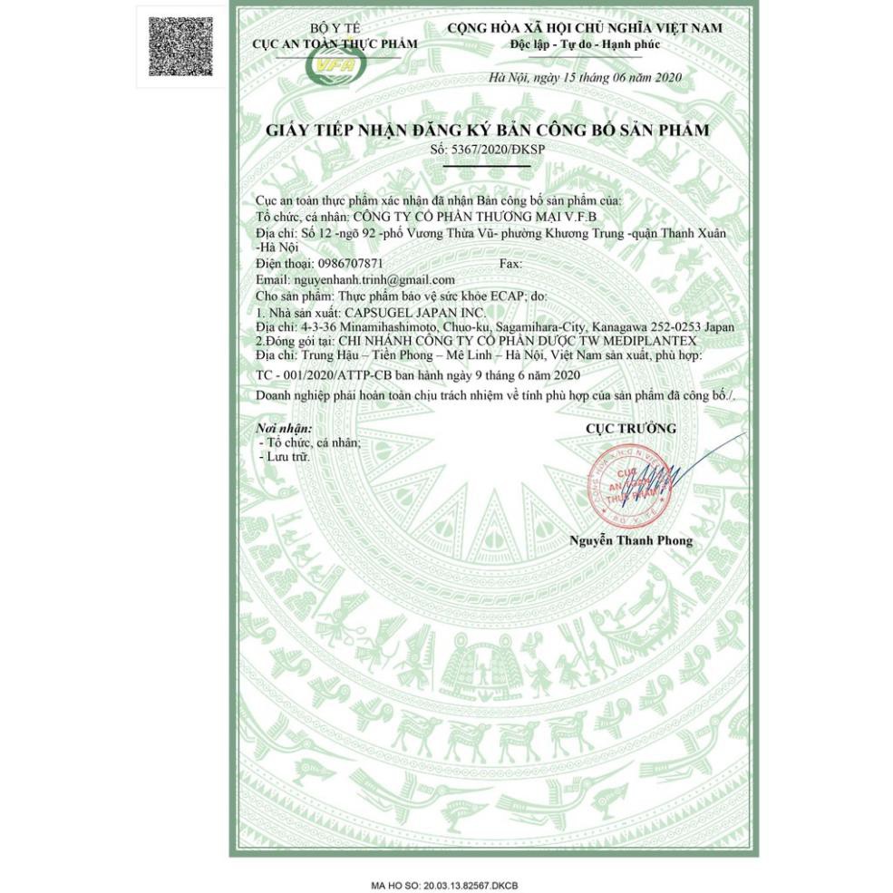 Vitamin E 400IU Tự nhiên Nhật Bản Ecap - Đẹp Da, Chống Lão Hóa | Thế Giới Skin Care