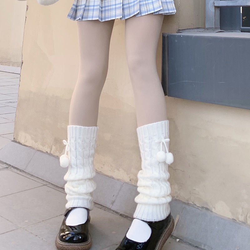 Vớ Dài Dệt Kim Mỏng Giữ Ấm Chân Phong Cách punk Lolita Gothic kawaii Y2K Cho Nữ