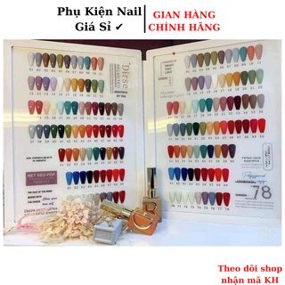 Sét sơn gel dirse 78 màu siêu đẹp tặng kèm bảng màu + base + top