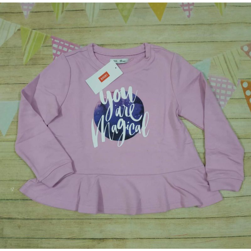 Áo nỉ bé gái Canifa