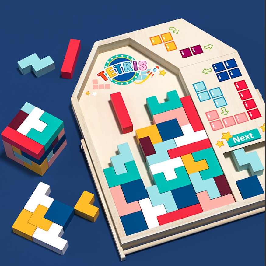 Bộ xếp hình khối xây dựng Tetris MH: 9000000460
