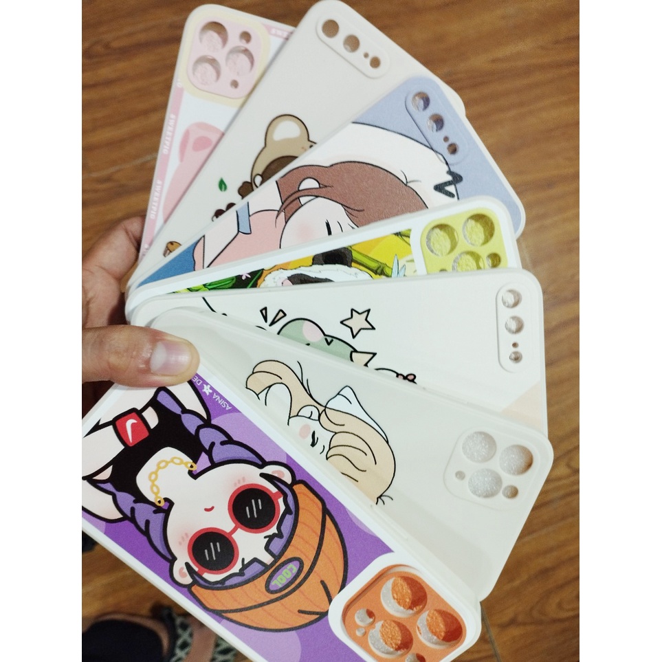 [ XẢ KHO - SALE SỐC ] Ốp iphone ngẫu nhiên siêu đẹp [đồng giá 5k] viền vuông bảo vệ camera đủ mã iphone 6 đến 13 promax