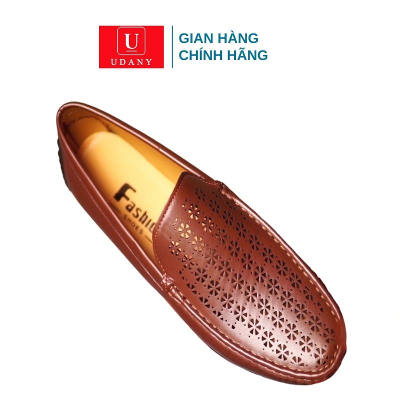 Giày lười nam thời trang Udany mùa hè cho nam thoáng khí thiết kế độc đáo - GLN30