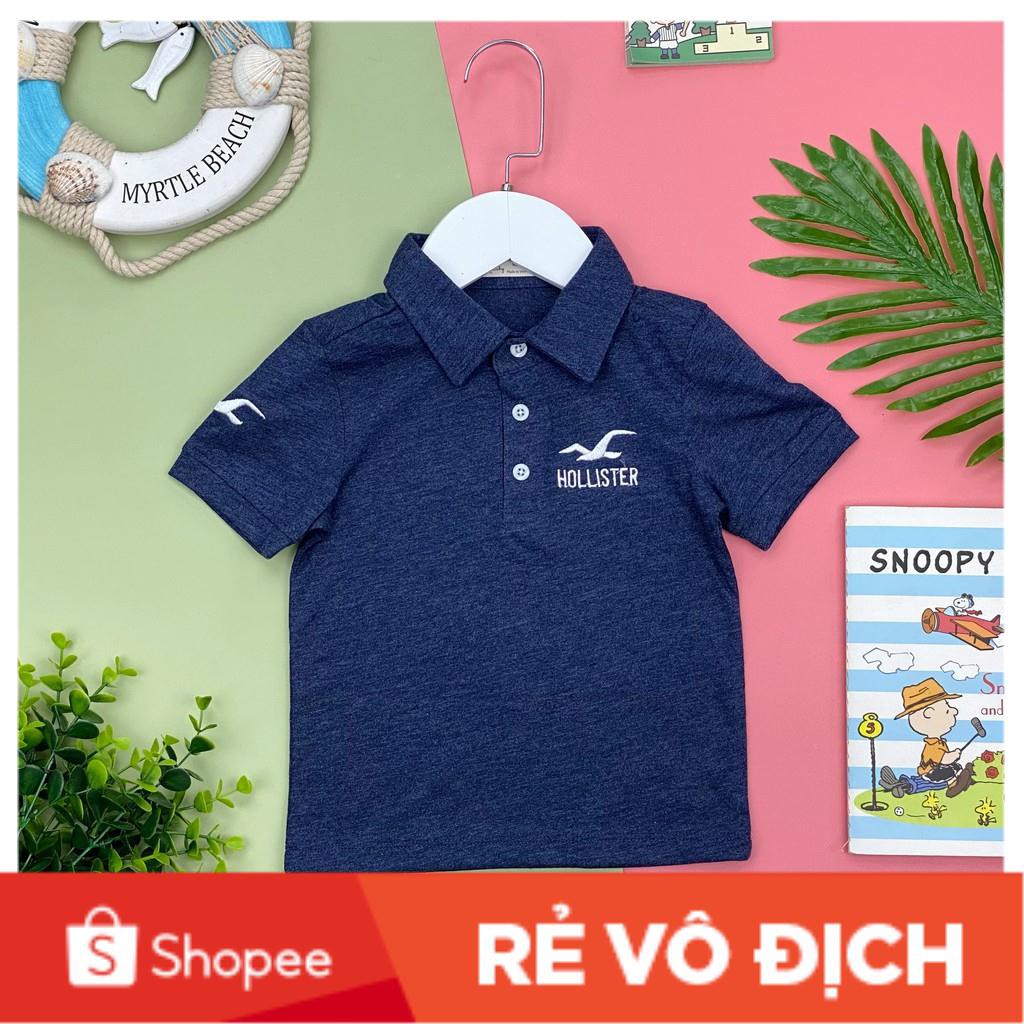 Áo cotton có cổ thêu chữ cộc tay bé trai size 1-8, cho bạn từ 10-25kg. Chất cotton sược đẹp, mặc mát. Dễ phối đồ