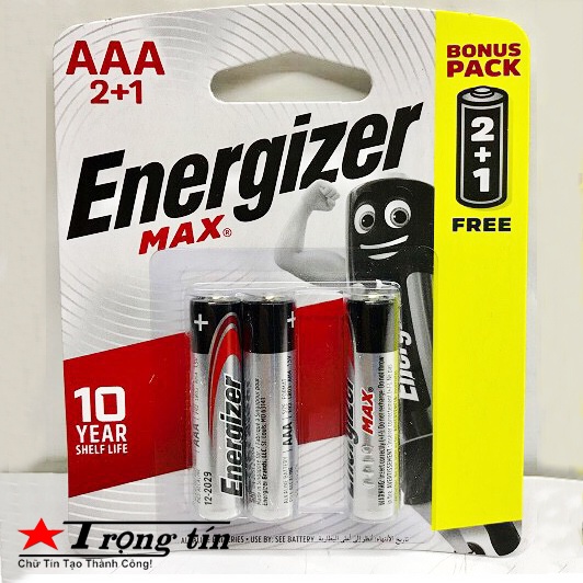 [HOT] Pin đũa AAA Energizer chính hãng vỉ 2/vỉ 3/vỉ 12 viên
