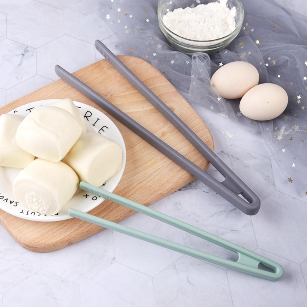 Kẹp Gắp Thức Ăn Bằng Silicone Cách Nhiệt Chống Dính Tiện Dụng