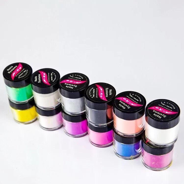 Set 12 màu bột nổi niko đắp hoa nổi 4D