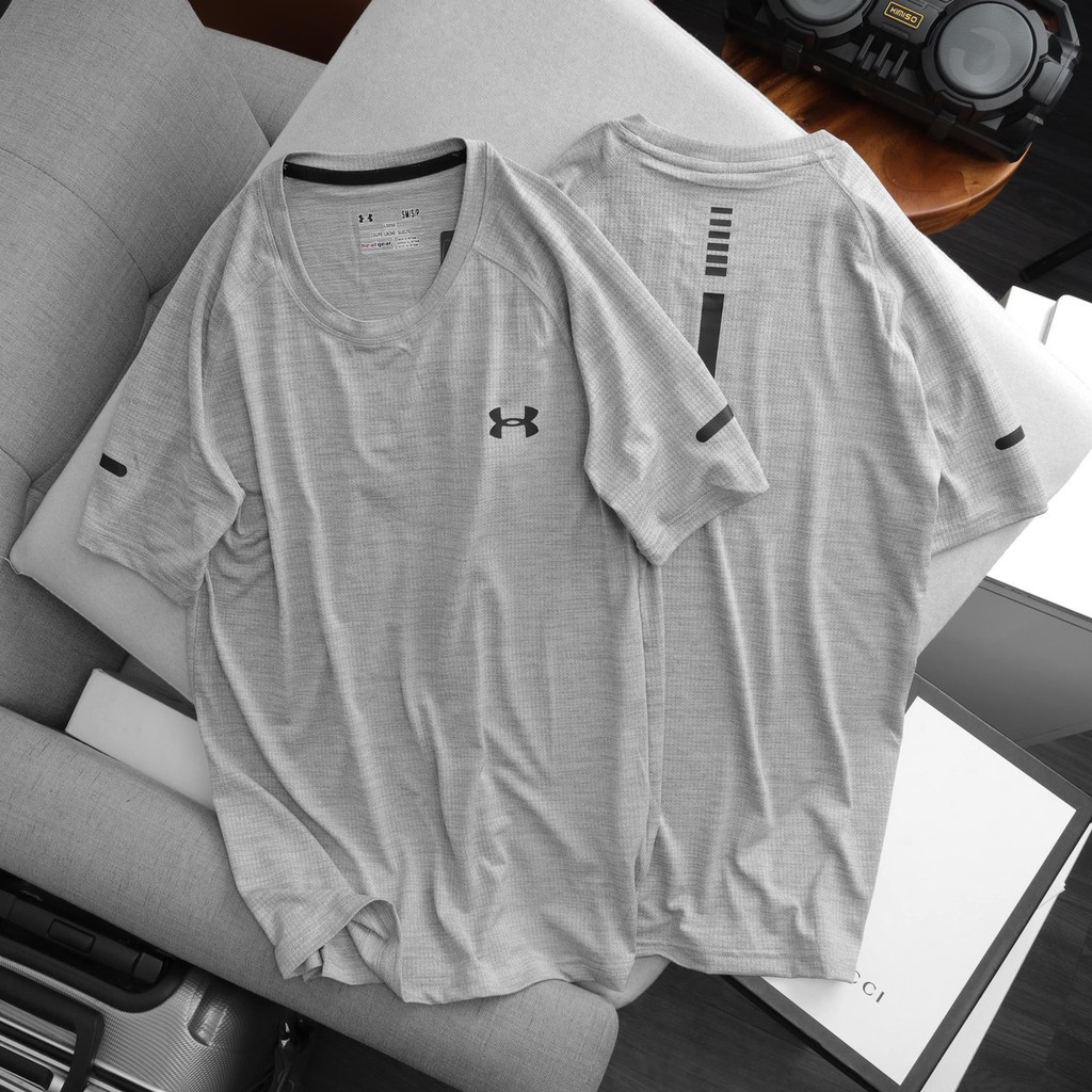 ( 46 - 58kg ) Áo thun thể thao nam, áo tập gym chất liệu dệt kim mát lạnh 3276