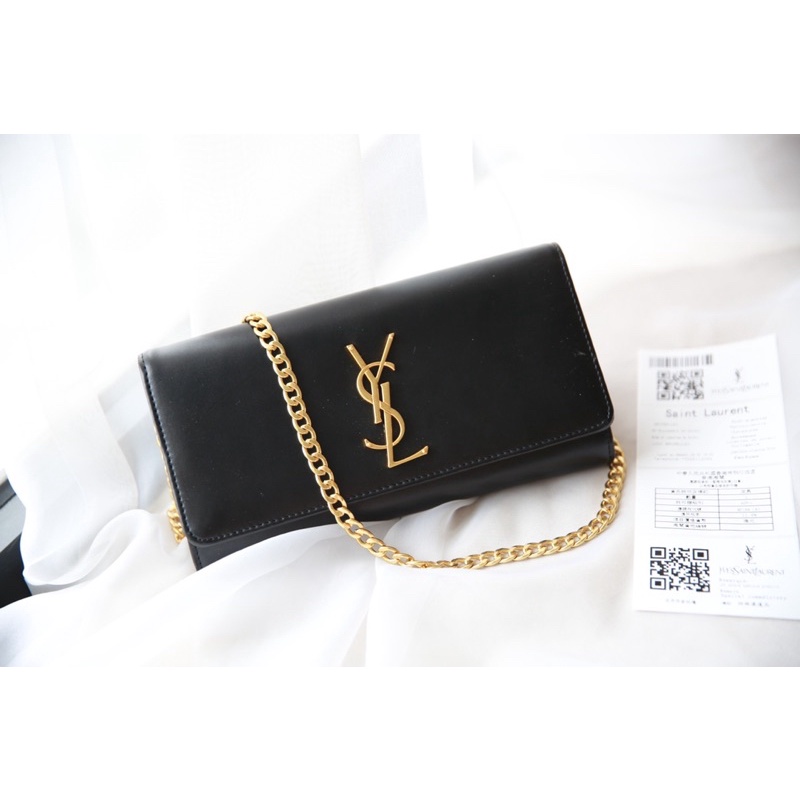 Túi kẹp nách ysll size24cm mầu đen