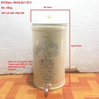 1 - (Q9HCM) - Bình Lọc  Nước Sứ Thiên Thanh - Mã: BLS20L - tr1 -