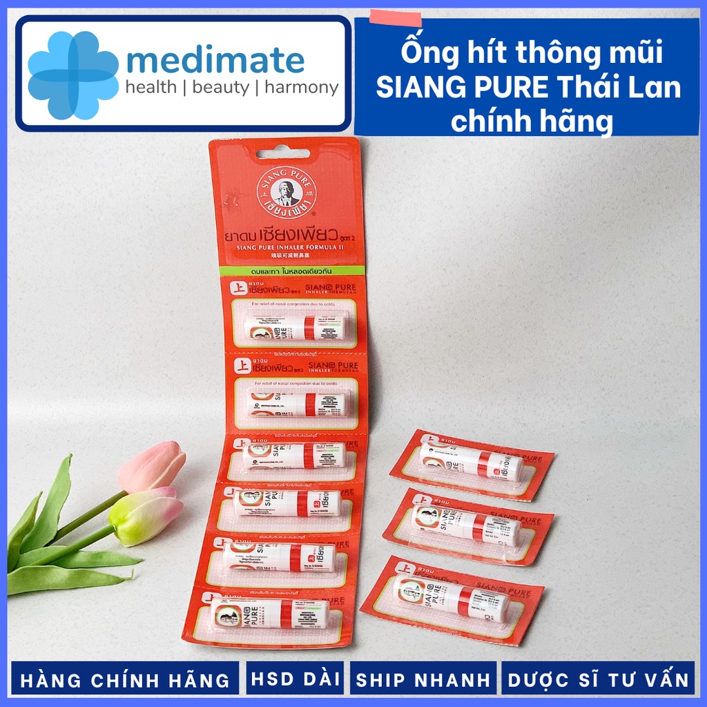 Ống hít thông mũi Thái Lan SIANG PURE chính hãng