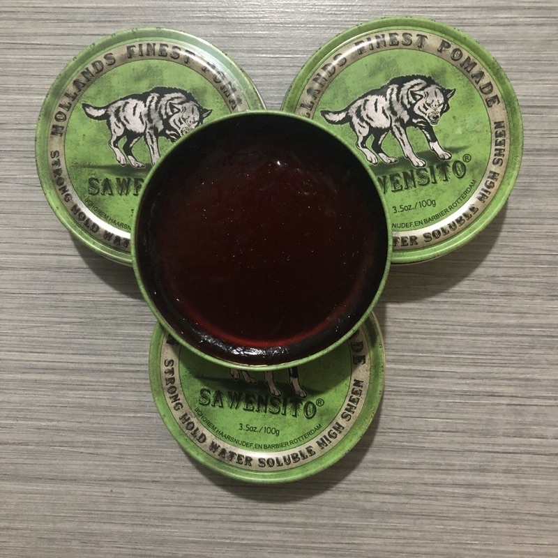 Combo gôm Sáp Vuốt Tóc Sawensito Sói Xanh Hương dừa Green Pomade Hương dừa Vani ( Tặng lược bán nguyệt tạo kiểu )