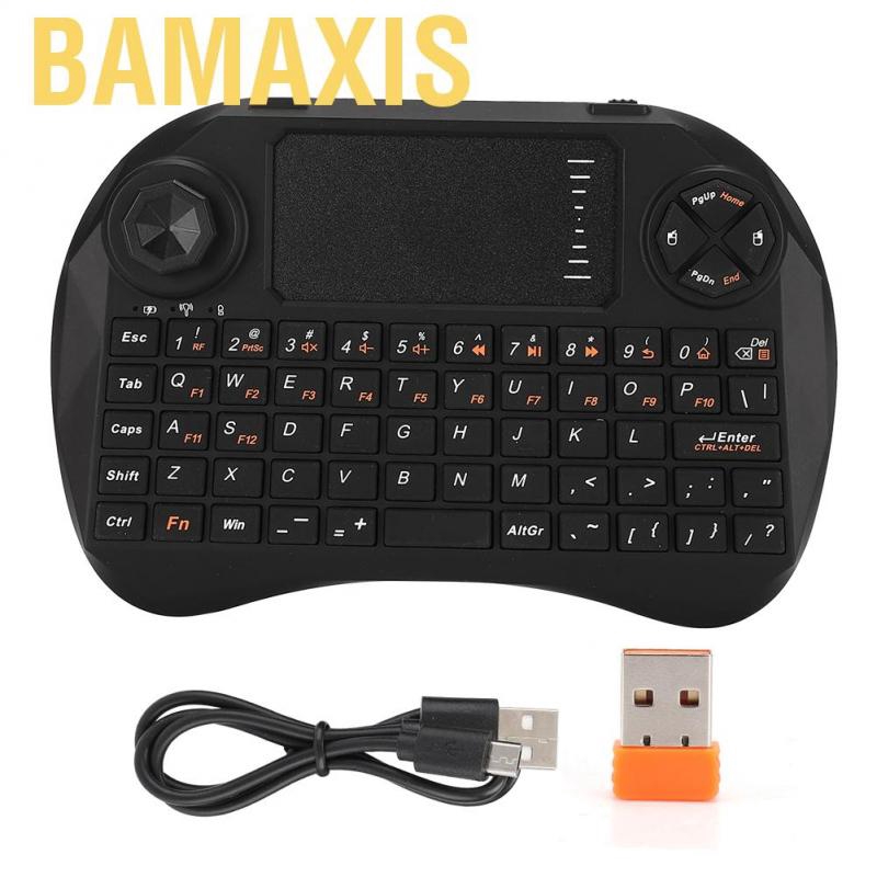 Bamaxis Mini Wireless Keyboard  Full Multimedia Control Air Mouse for Windows/MacOS/Linux/Android Sys