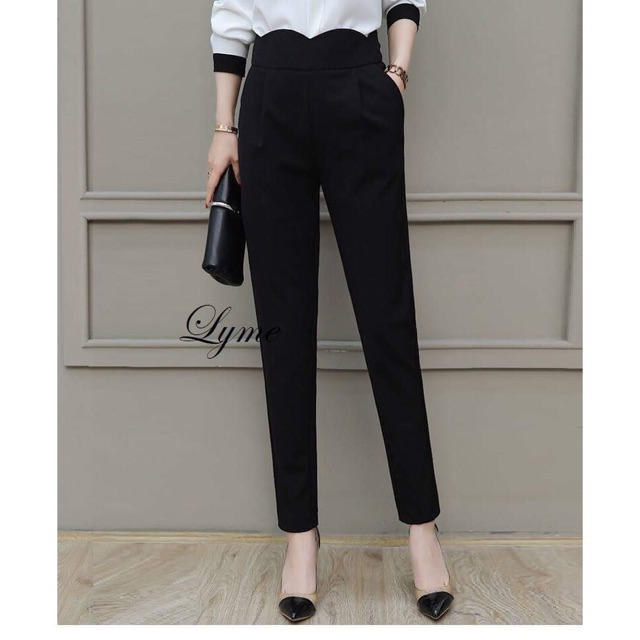 Quần tây nữ lưng gợn sóng | BigBuy360 - bigbuy360.vn