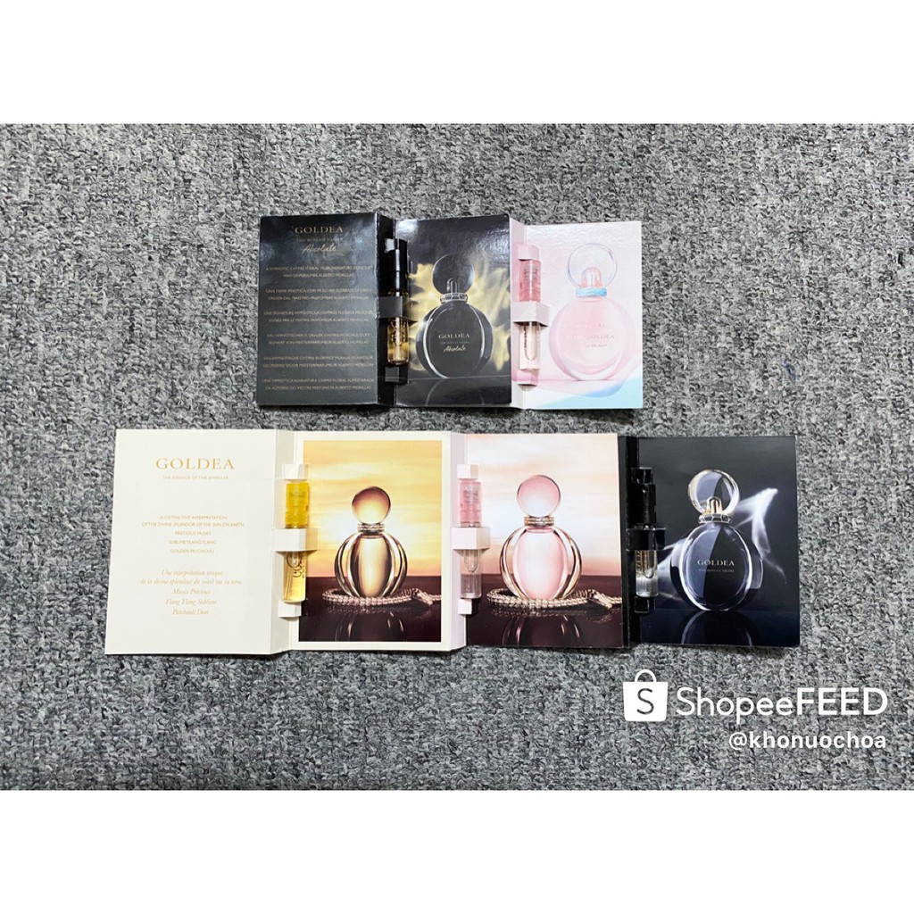 💥 Mẫu thử nước hoa nữ Goldea - BVLGARI | Thế Giới Skin Care