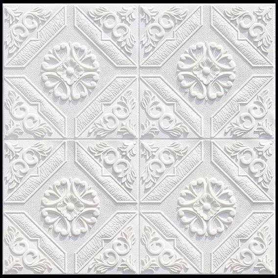 H&B Hoa 3D Xốp dán tường Mô hình Trần tường Giấy dán tường trang trí tường Chống thấm nước Gạch xốp Thiết kế Trường hợp mềm Nhãn dán cho phòng ngủ | BigBuy360 - bigbuy360.vn