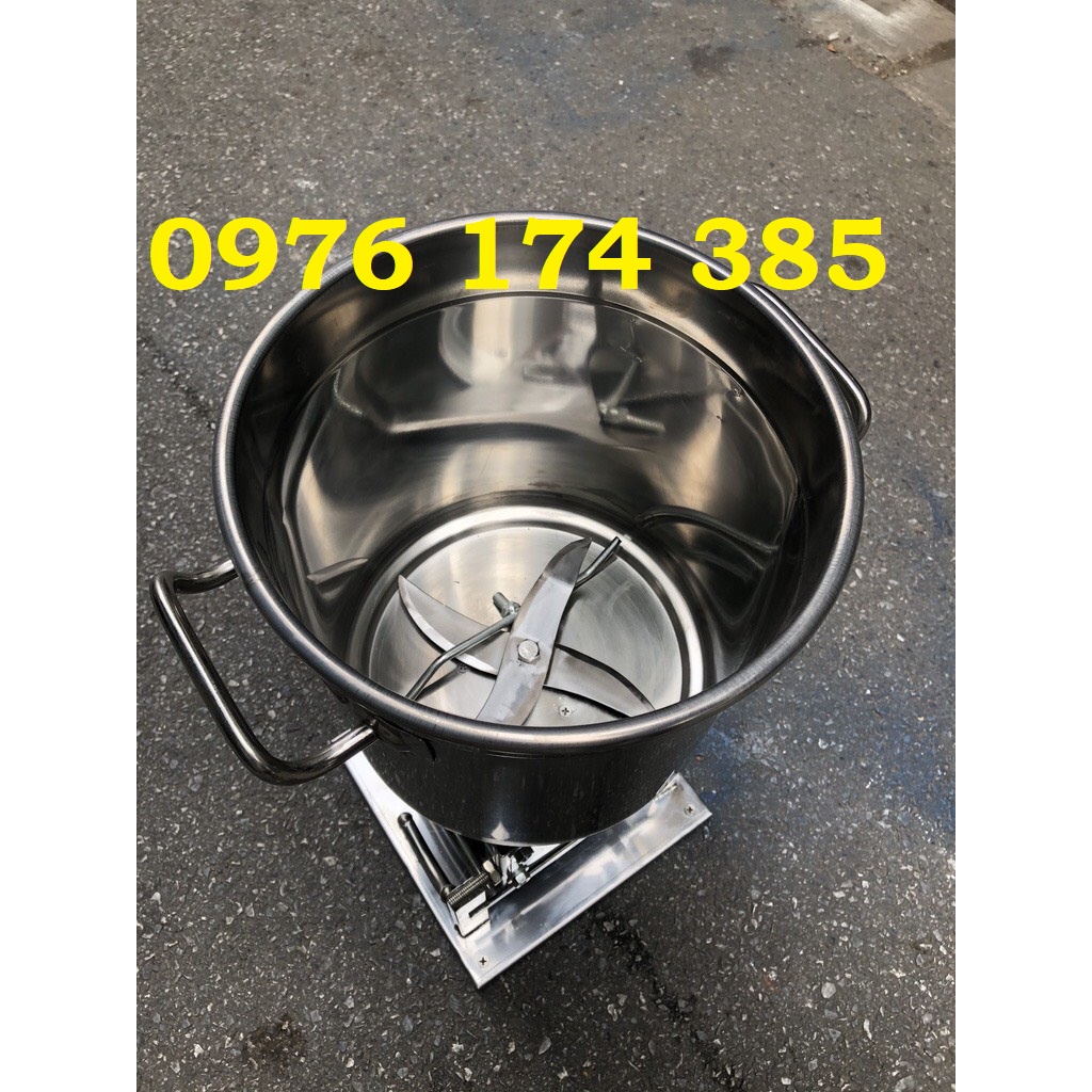 Máy xay rau má, lá dứa, sương sâm, xay giềng xả, tỏi ớt, nồi 25x25cm