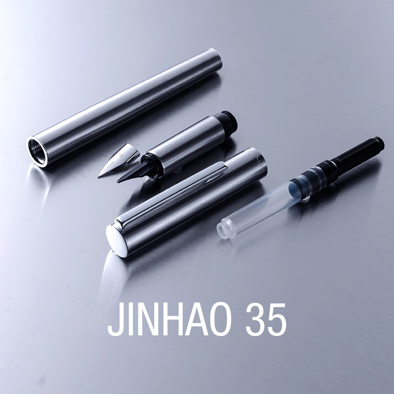 Bút Máy Jinhao 35 Bằng Thép C6118 Viết Thư Pháp / Văn Phòng / Trường Học