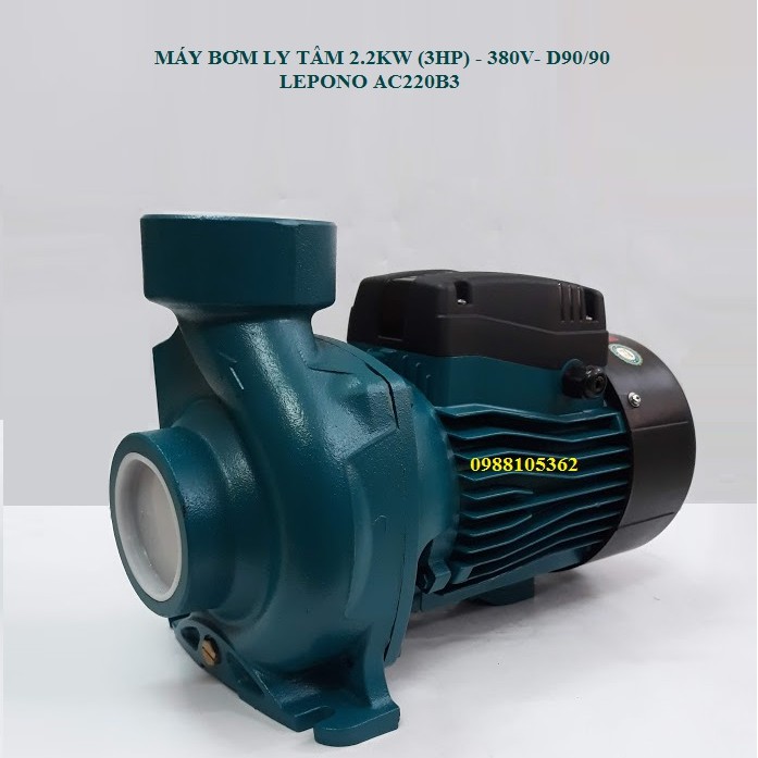 Máy bơm ly tâm LEPONO AC220B3 ( 3HP) 2.2KW - 90/90