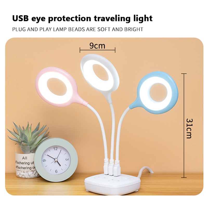 Đèn Led Để Bàn Cổng Usb Dễ Thương Jp5