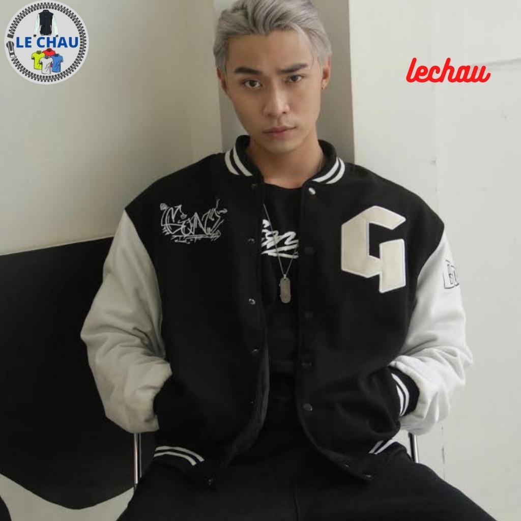 Áo khoác bomber jackets unisex street style áo khoác bóng chày Hàn Quốc GON LECHAU AKD29 áo khoác dù nam nữ 2 lớp rẻ đẹp
