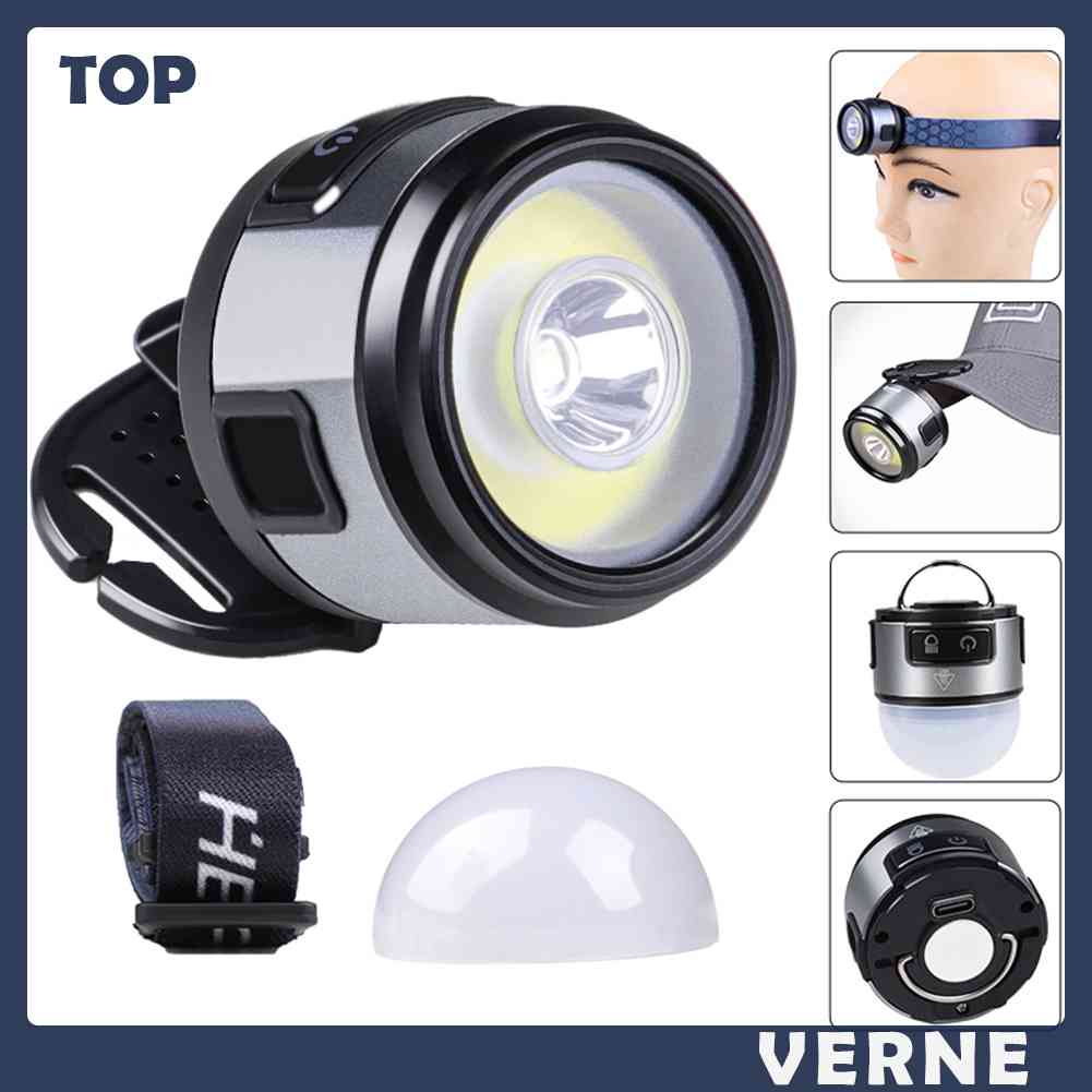 Đèn LED Đội Đầu VERNE 4 Trong 1 Chống Nước XPG + COB