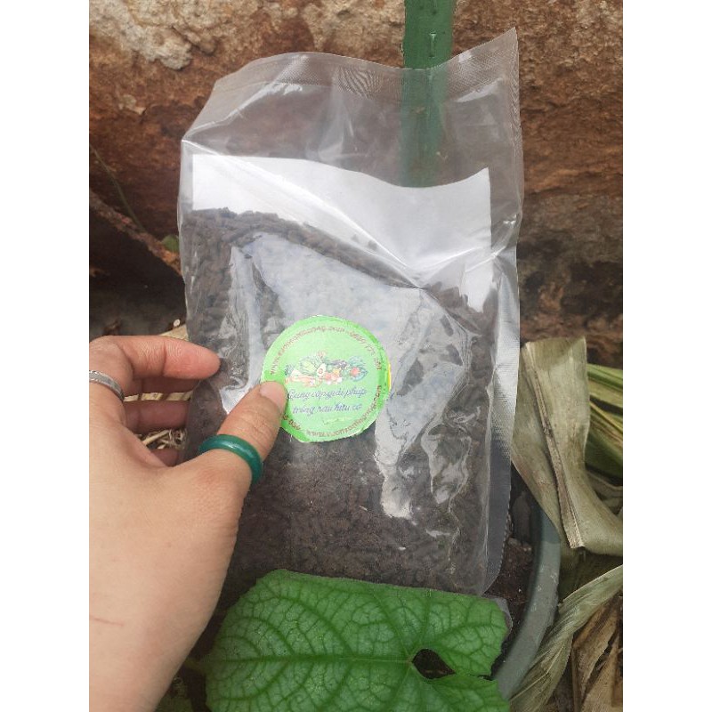 Gói 1kg Phân Bón Cho Hoa Hồng, Cây Kiểng, Bonsai, Hữu Cơ Organic, Gà Nhật Có Tem