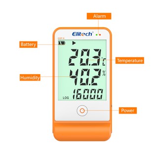 NHIỆT ẨM KẾ TỰ GHI ELITECH GSP-6