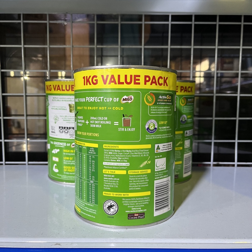 Milo Úc 1kg Hàng Mới date mới