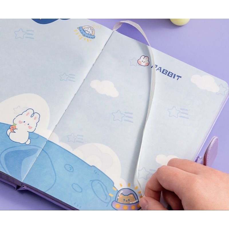 SỔ A5 CHỦ ĐỀ NHÀ DU HÀNH VŨ TRỤ NHÍ STAR TRAVEL BÌA CỨNG NAM CHÂM, GIẤY ĐẸP