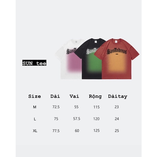 Áo thun tay lỡ form oversize dài rộng hot trend phong cách cá tính, năng động