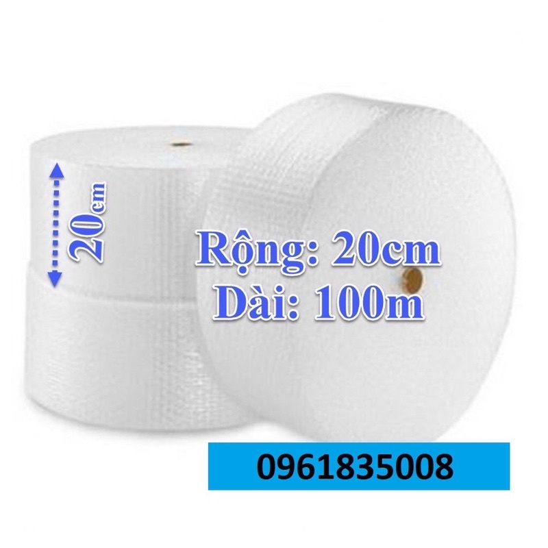 HOẢ TỐC Xốp bong bóng 20cmx100m chống sốc loại 1