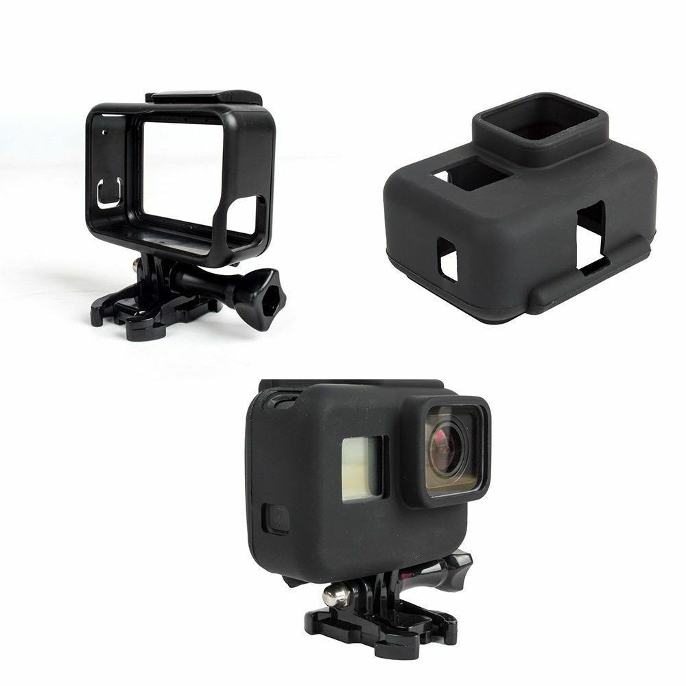 Vỏ silicon bọc cả khung viền GoPro Hero 5, GoPro Hero 6, GoPro Hero 7, GoPro new hero 2018