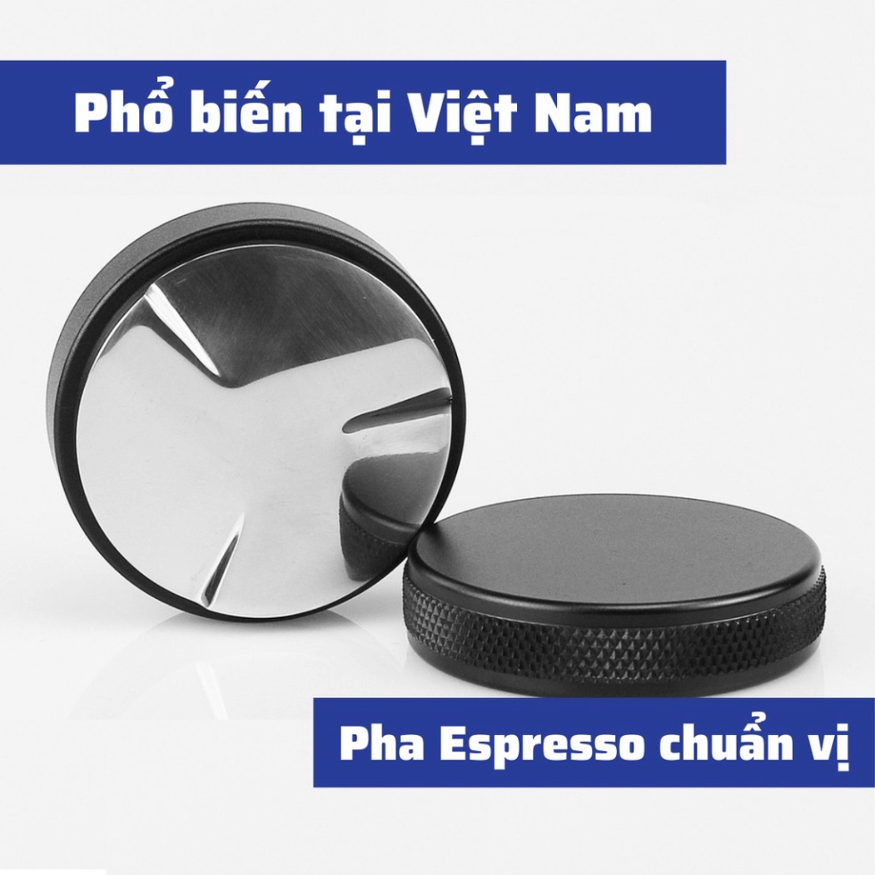 OCD gạt cà phê Mặt Chia 3 tamper Nén cà phê Espresso Cao Cấp Inox 304 phù hợp tay nén cafe pha máy đường kính 58mm