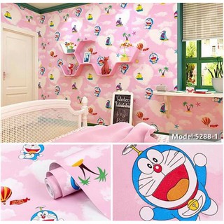 10m GIẤY DÁN TƯỜNG DO RE MON NHIỀU MẪU [decal cuộn]