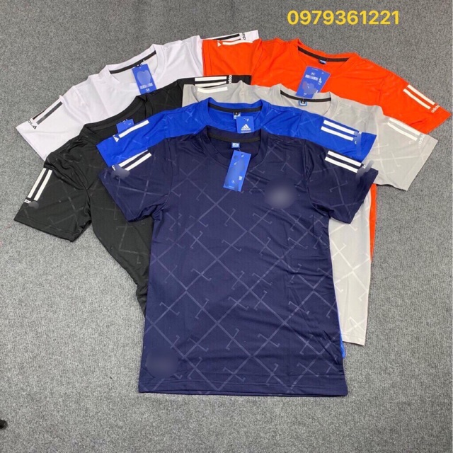 Áo thun nam kèm logo. F88. Chất thu lạnh co giãn 4c. phom 45-80kg