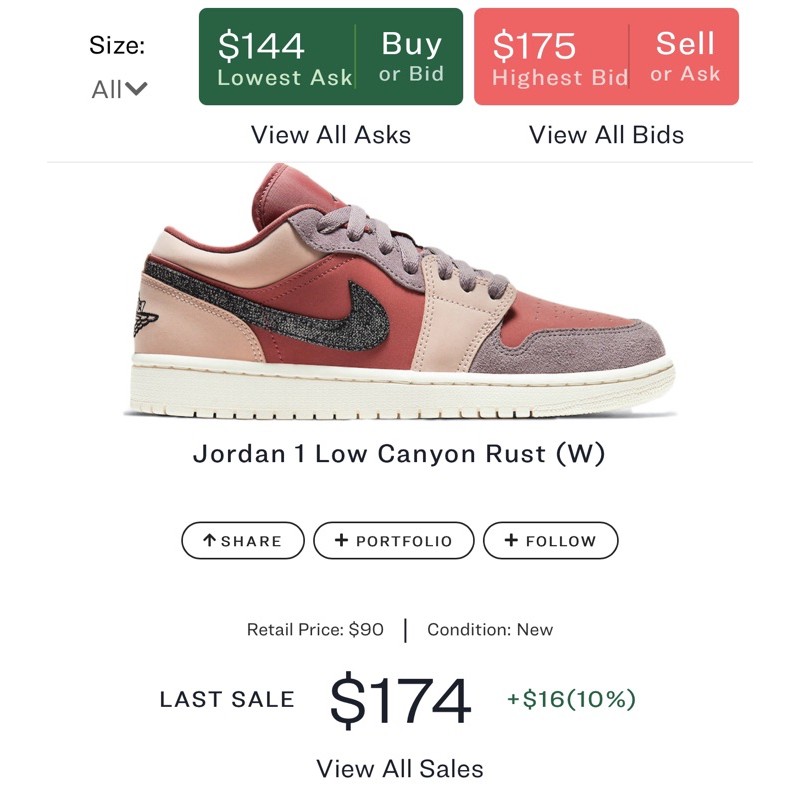 [GeekSneaker] Giày Jordan 1 Low Cranon Rust (W)