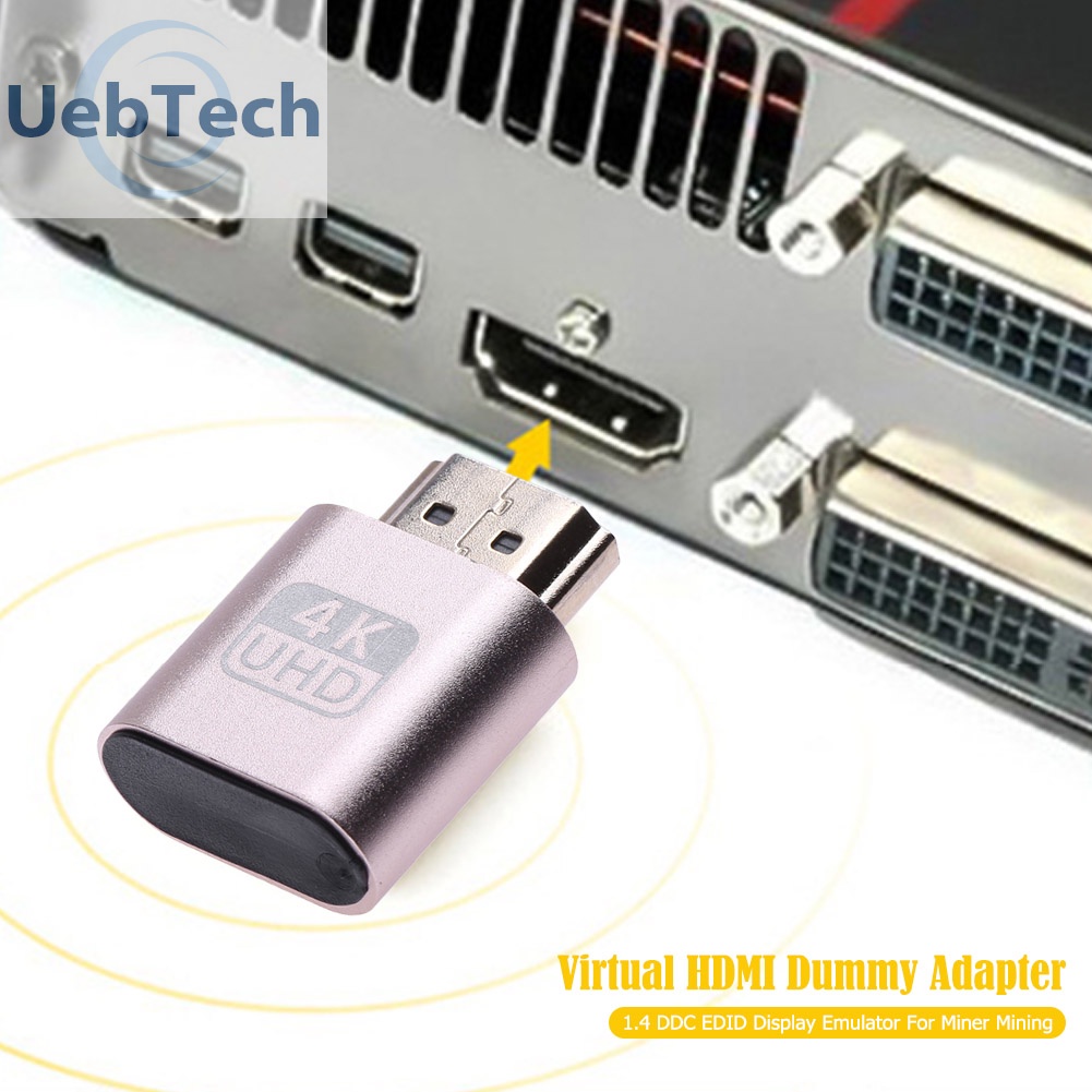 Thiết bị giả lập HDMI không đầu DDC EDID chuyên dụng cho Bitcoin Mining