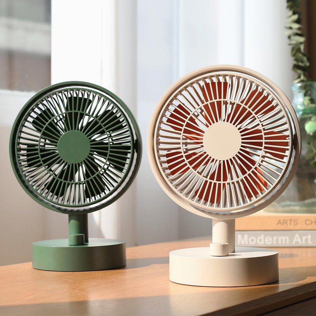 ✅Quạt tích điện Xiaomi Sothing. Quạt để bàn màn hình kỹ thuật số, Quay tự động 160 độ. 7 cánh quạt.