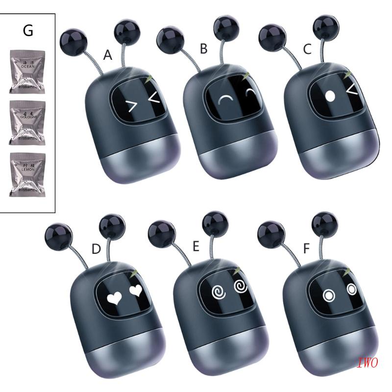 Robot Điều Hòa Không Khí Khuếch Tán Hương Thơm Tự Động Trang Trí Xe Hơi