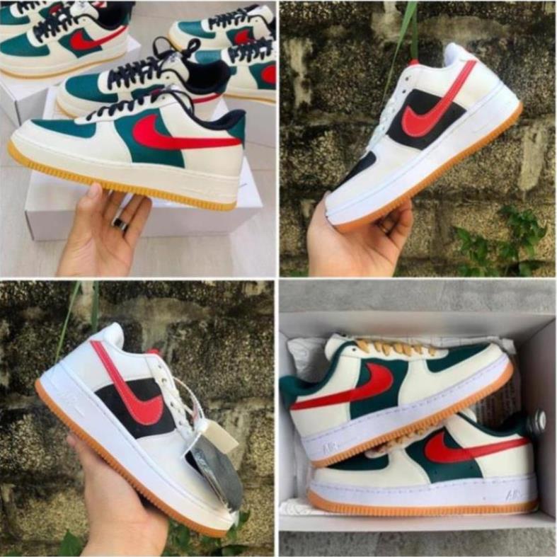 🎁FULL BILL BOX 🎁Giày Thể Thao Nike_Gucci, Giày AF1 GC Xanh Đỏ Nam Nữ Cao Cấp Siêu Hot 2022