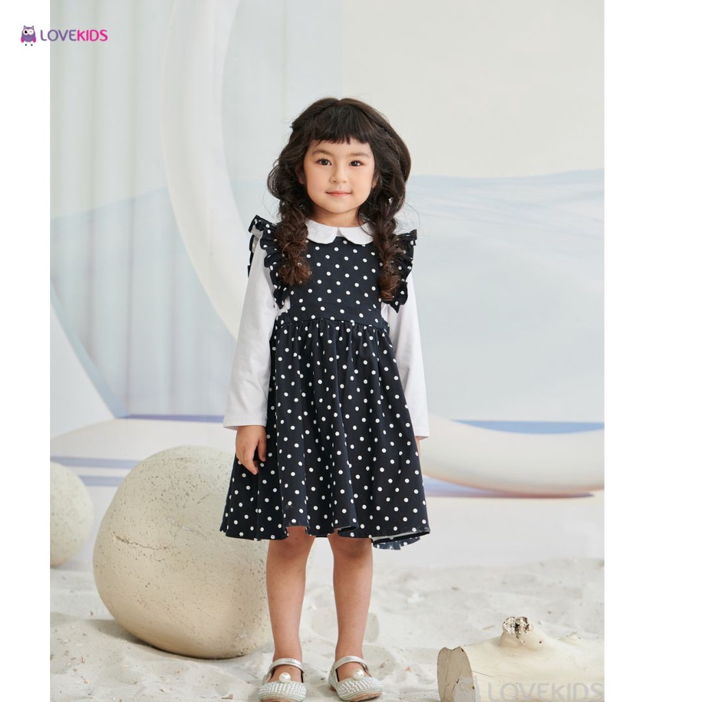 Váy yếm vai bèo - Lovekids