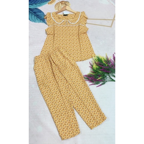 Đồ bộ nữ⚡️FREESHIP⚡️ quần 9 tấc vải mango cao cấp mềm, mịn, mặc mát hợp thời trang .