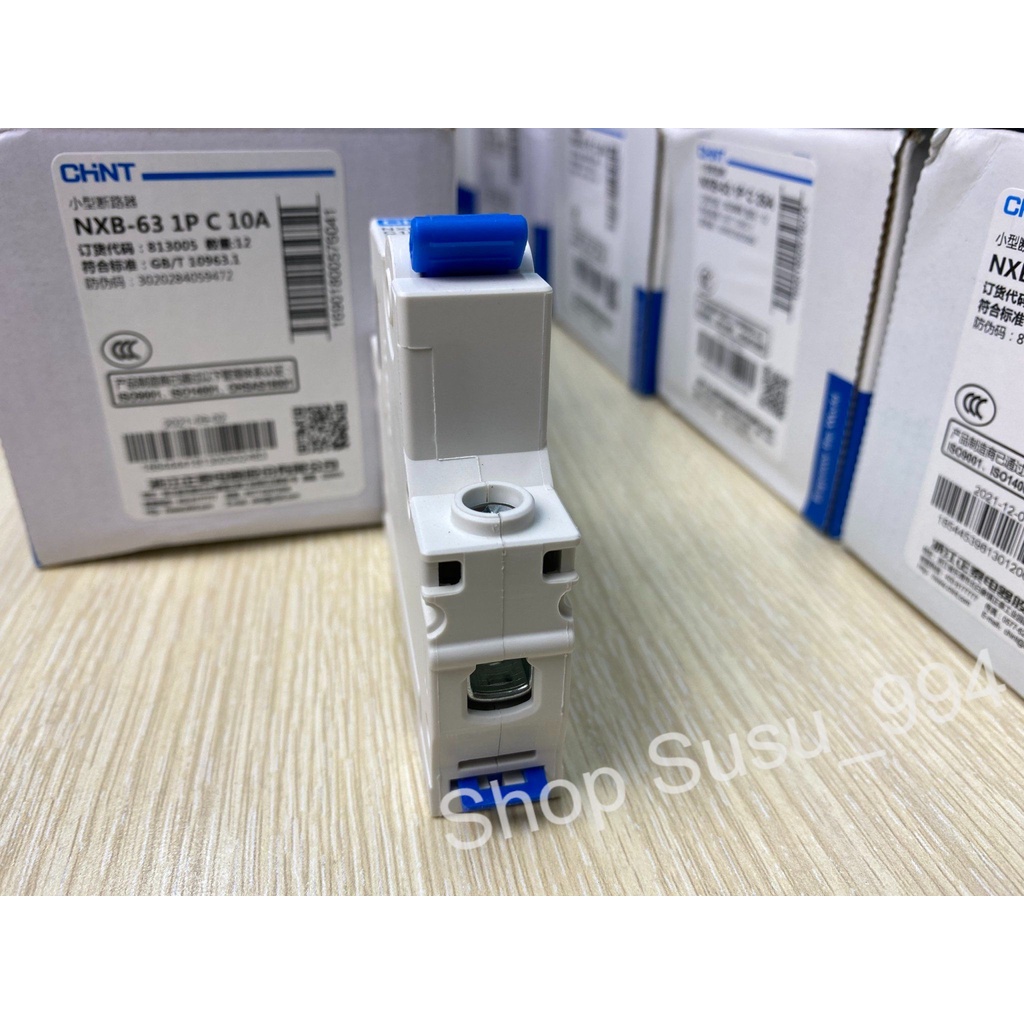 Aptomat Chint NXB-63 1P 10A Dòng Cắt 6kA