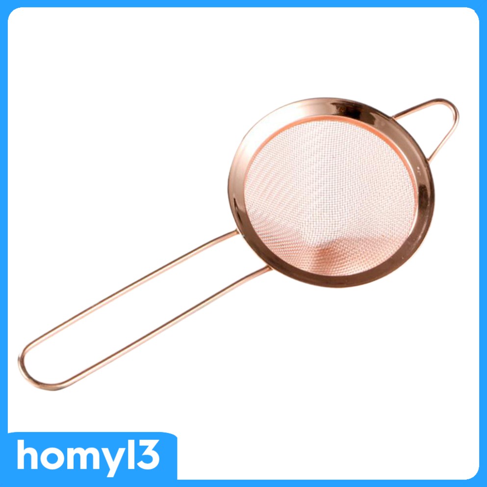 (Kayla 's 3c) 85mm Colander Stainless Steel Cocktail Strainer